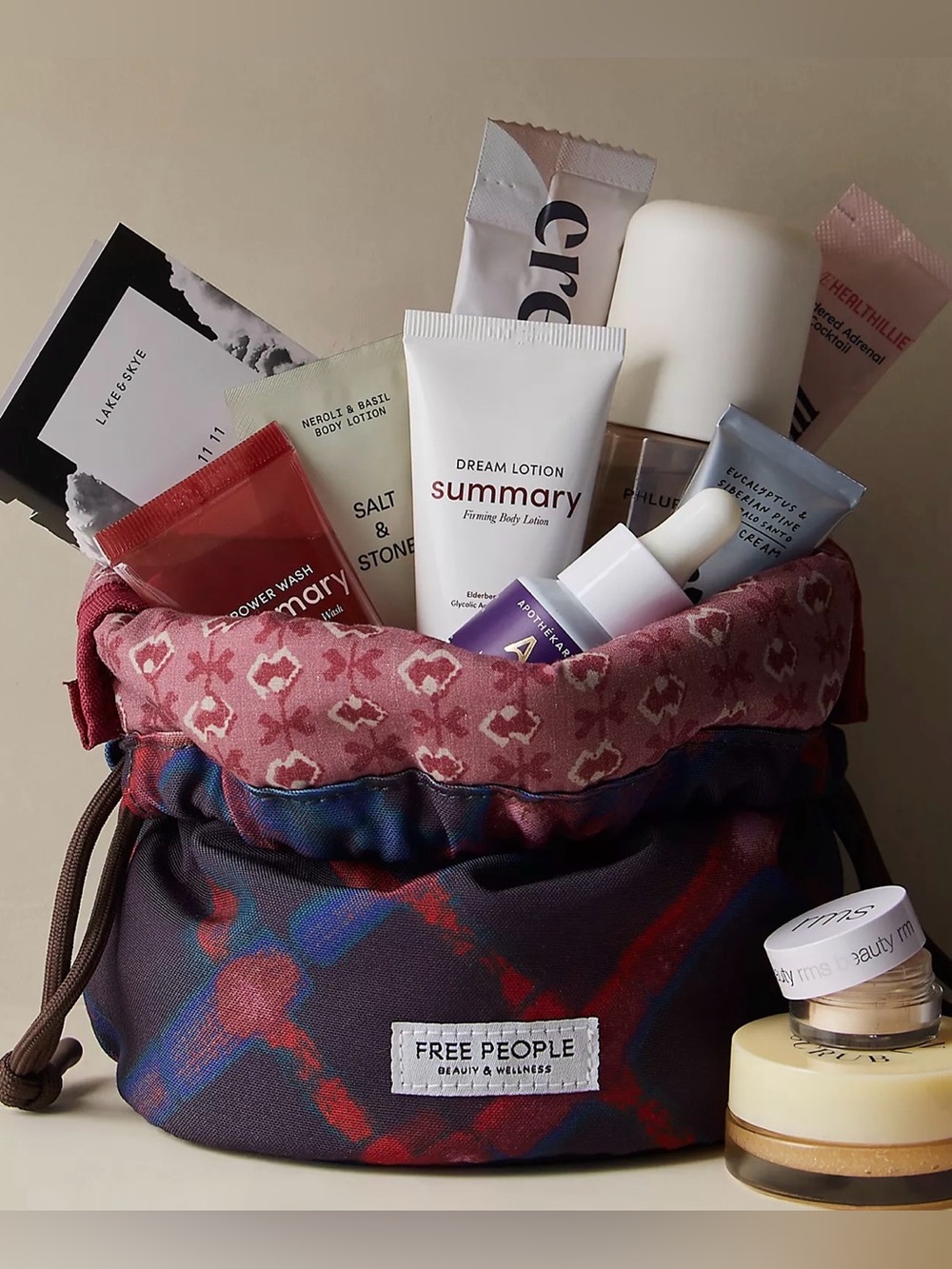 Free People Fall Ritual Refresh Beauty Bag Vegan Wellness Limited Edition
